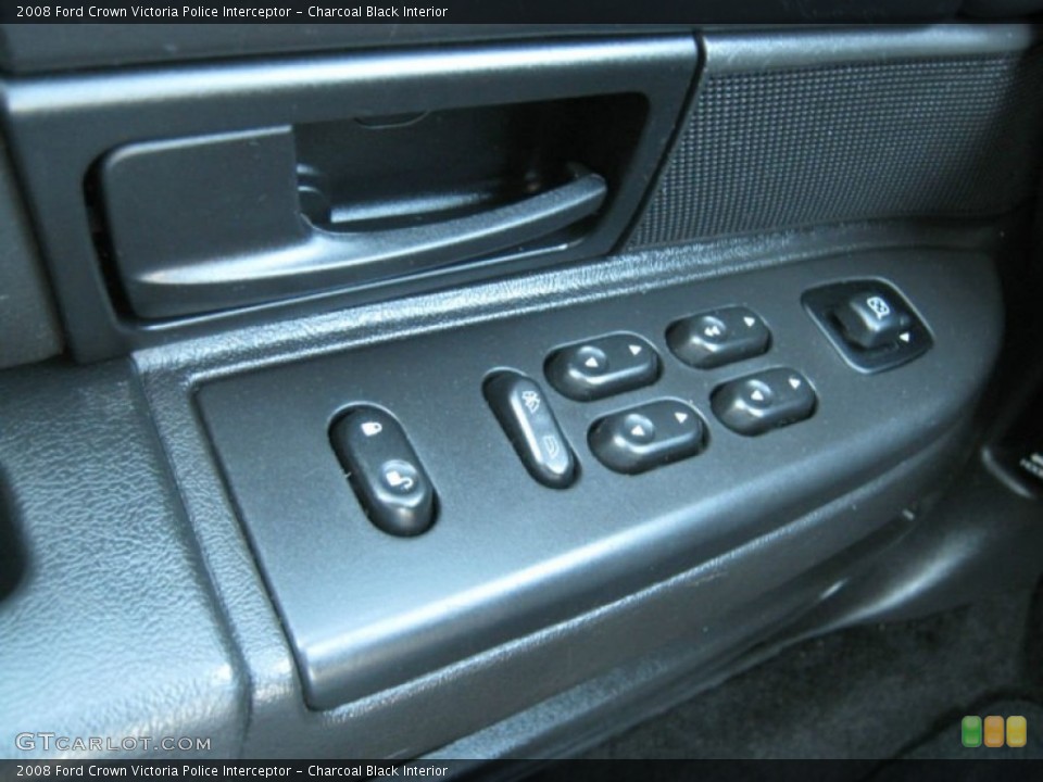 Charcoal Black Interior Controls for the 2008 Ford Crown Victoria Police Interceptor #78484952