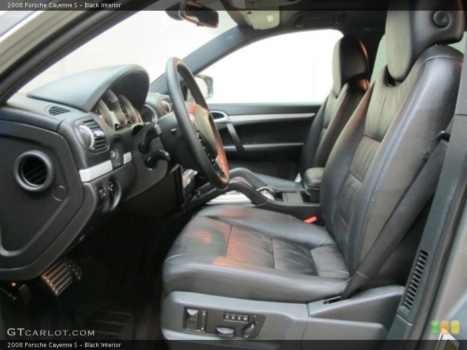 Black Interior Photo for the 2008 Porsche Cayenne S #78485003