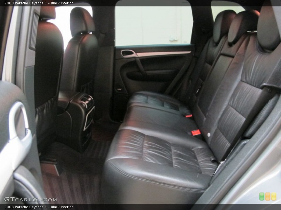 Black Interior Rear Seat for the 2008 Porsche Cayenne S #78485071