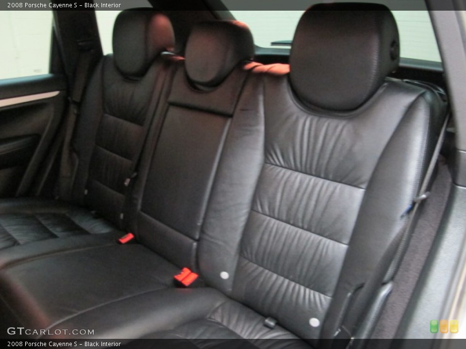 Black Interior Rear Seat for the 2008 Porsche Cayenne S #78485087
