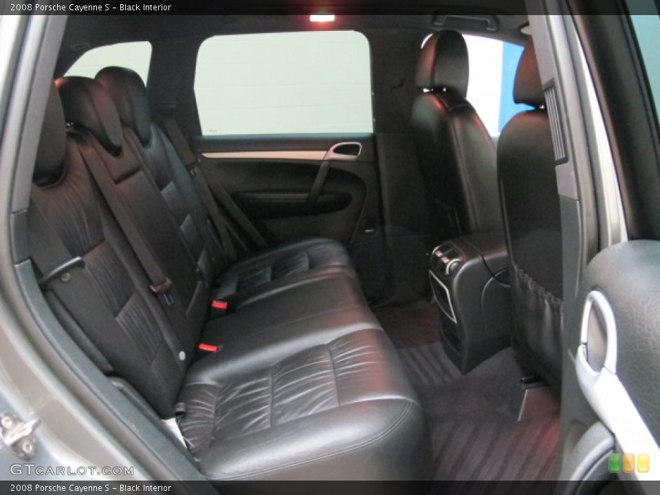 Black Interior Rear Seat for the 2008 Porsche Cayenne S #78485104
