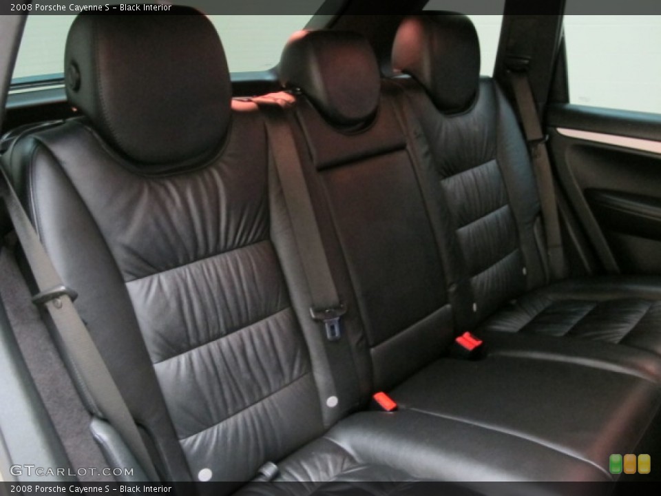 Black Interior Rear Seat for the 2008 Porsche Cayenne S #78485132