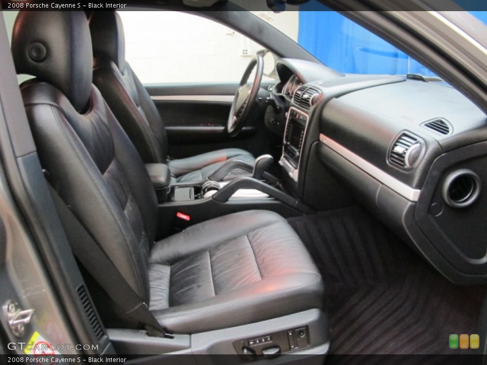 Black Interior Front Seat for the 2008 Porsche Cayenne S #78485156