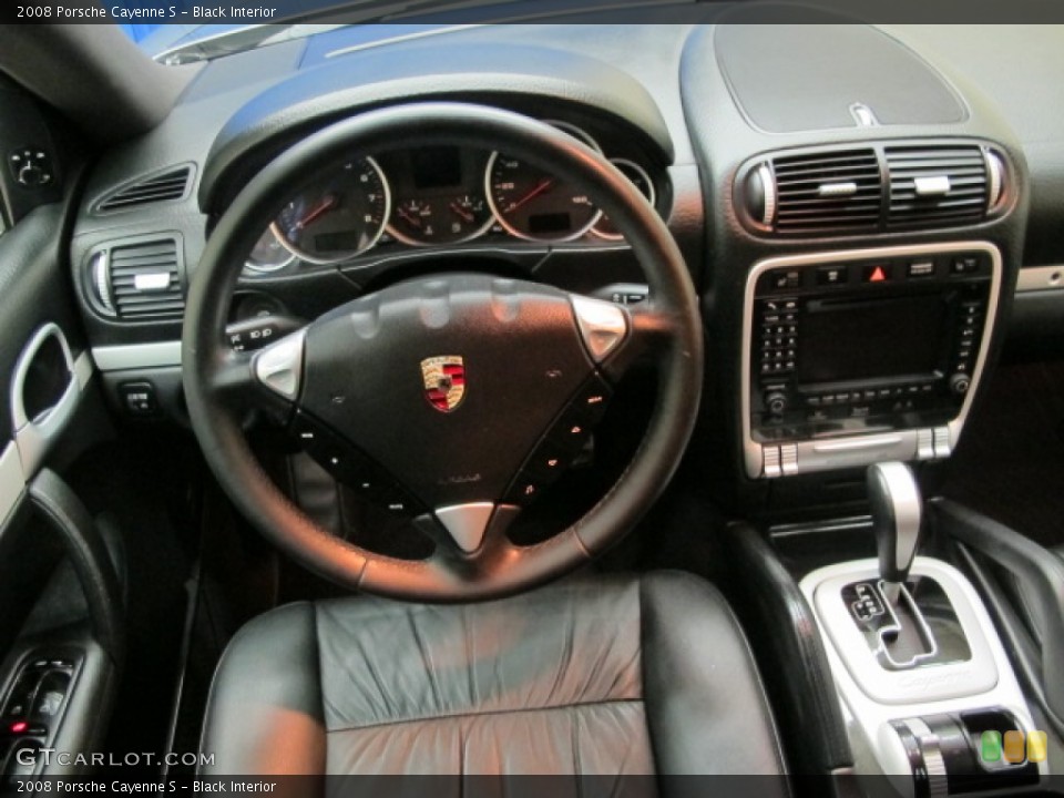 Black Interior Dashboard for the 2008 Porsche Cayenne S #78485203
