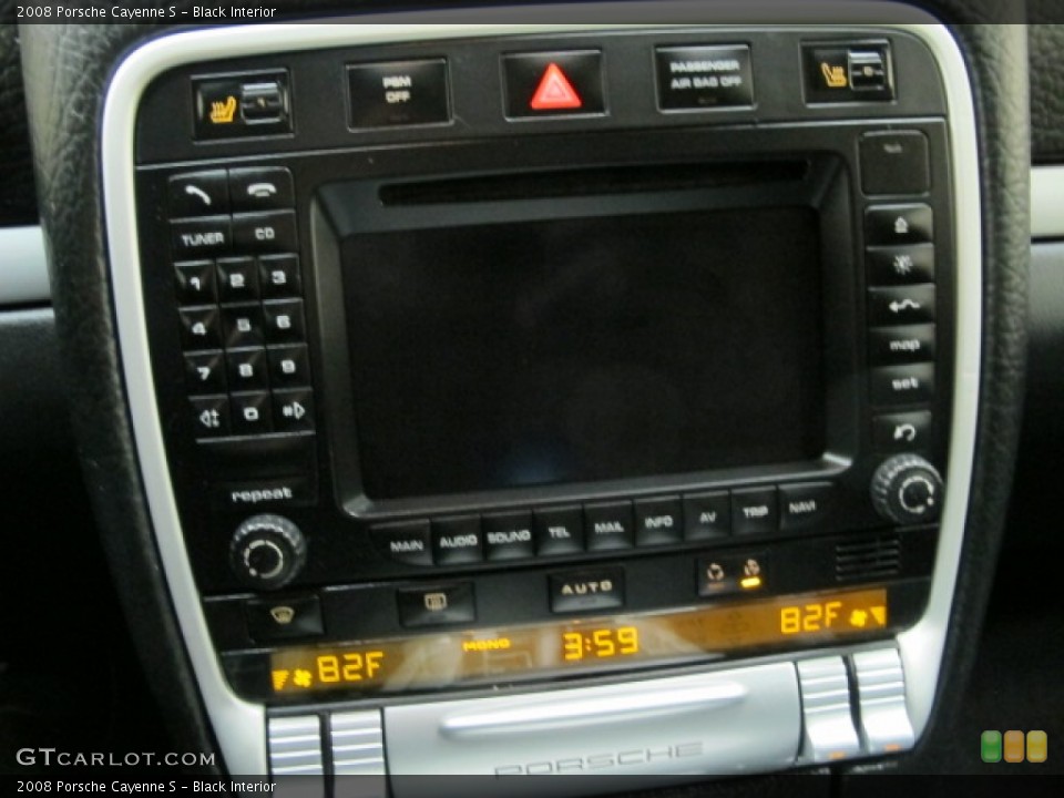 Black Interior Controls for the 2008 Porsche Cayenne S #78485288