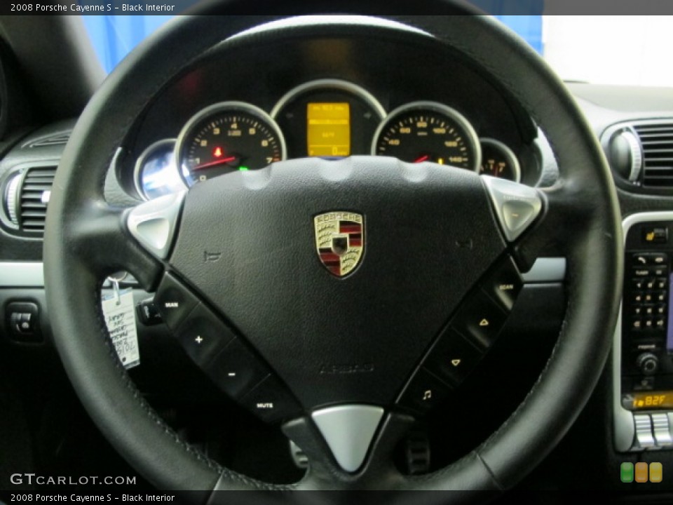Black Interior Steering Wheel for the 2008 Porsche Cayenne S #78485407