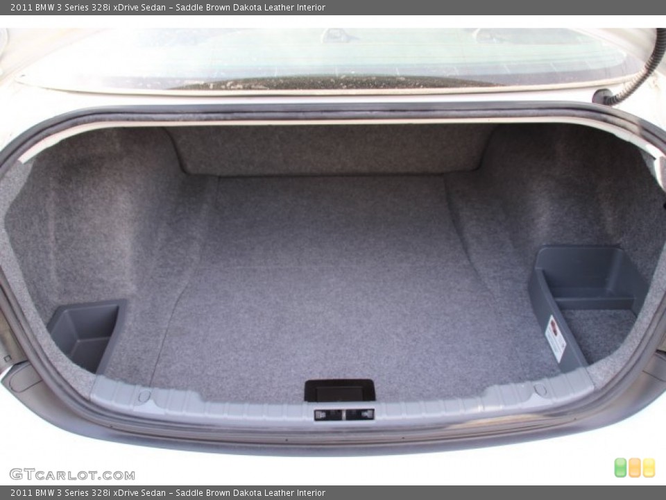 Saddle Brown Dakota Leather Interior Trunk for the 2011 BMW 3 Series 328i xDrive Sedan #78485615