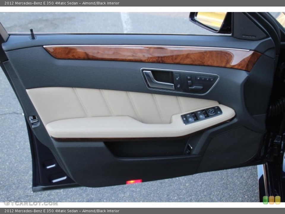 Almond/Black Interior Door Panel for the 2012 Mercedes-Benz E 350 4Matic Sedan #78485950
