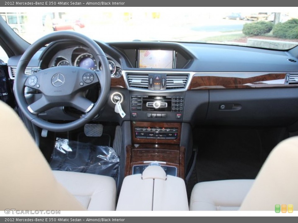 Almond/Black Interior Dashboard for the 2012 Mercedes-Benz E 350 4Matic Sedan #78485984