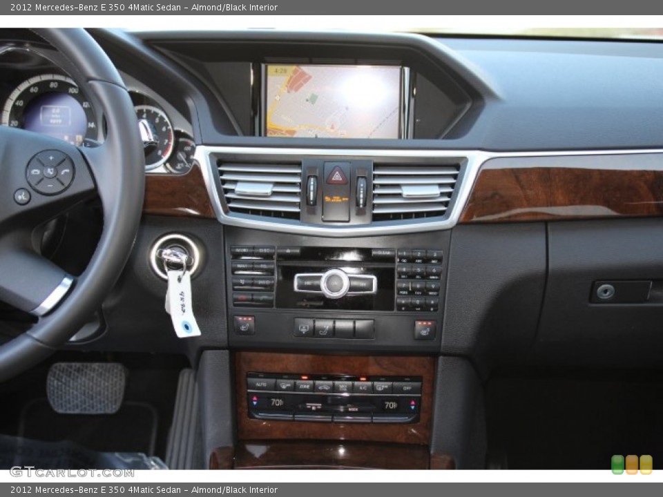 Almond/Black Interior Controls for the 2012 Mercedes-Benz E 350 4Matic Sedan #78485996