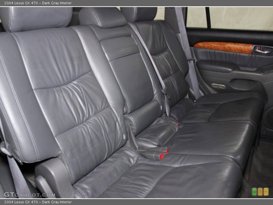 Dark Gray Interior Rear Seat for the 2004 Lexus GX 470 #78486151