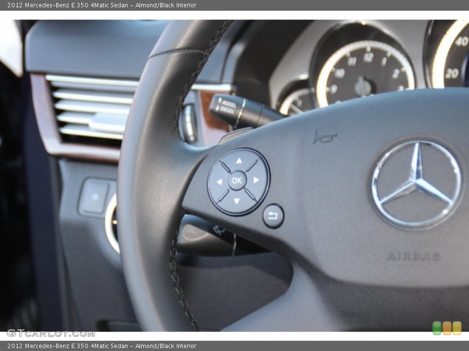 Almond/Black Interior Controls for the 2012 Mercedes-Benz E 350 4Matic Sedan #78486164