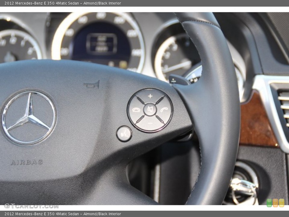 Almond/Black Interior Controls for the 2012 Mercedes-Benz E 350 4Matic Sedan #78486187