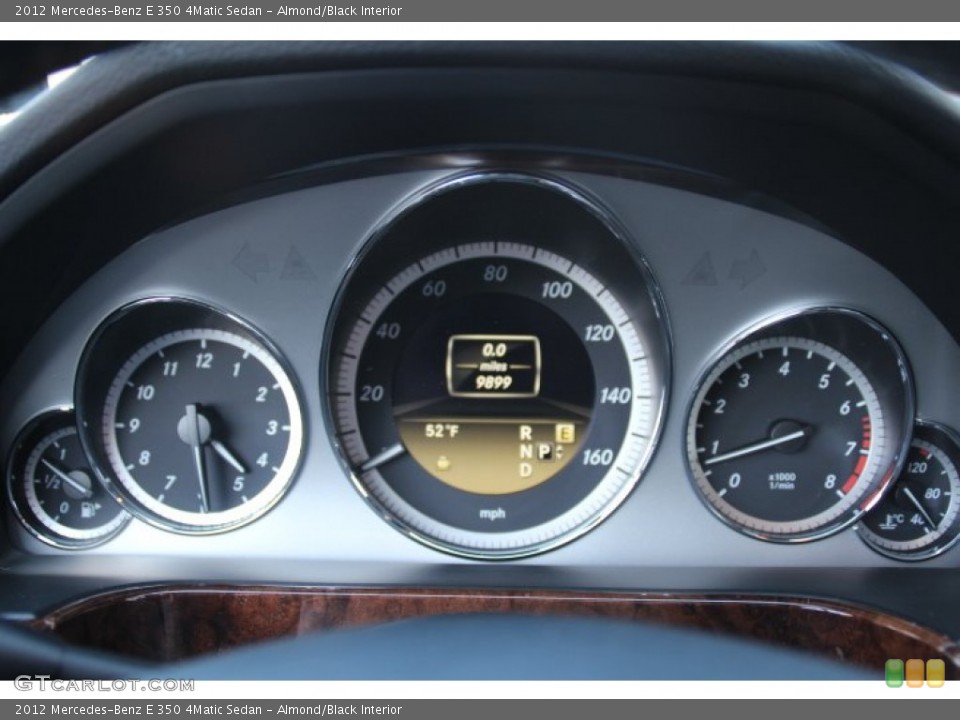 Almond/Black Interior Gauges for the 2012 Mercedes-Benz E 350 4Matic Sedan #78486206