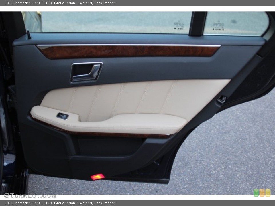 Almond/Black Interior Door Panel for the 2012 Mercedes-Benz E 350 4Matic Sedan #78486275