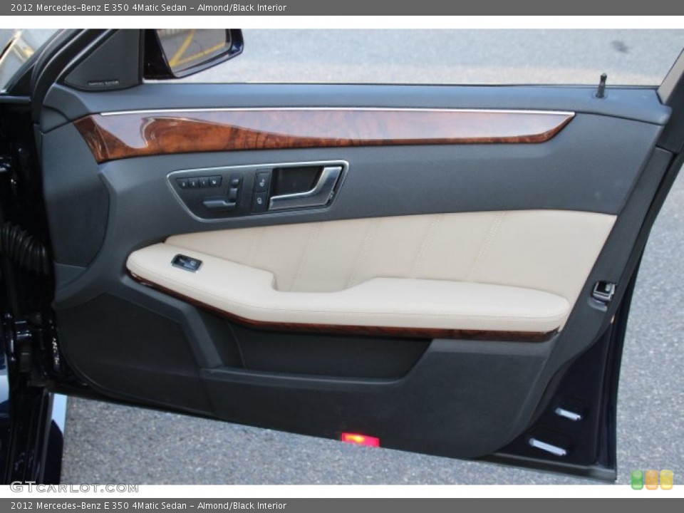 Almond/Black Interior Door Panel for the 2012 Mercedes-Benz E 350 4Matic Sedan #78486313
