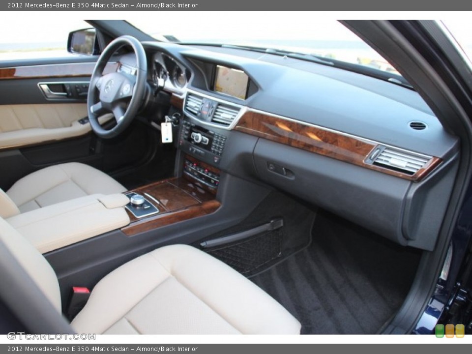 Almond/Black Interior Dashboard for the 2012 Mercedes-Benz E 350 4Matic Sedan #78486330