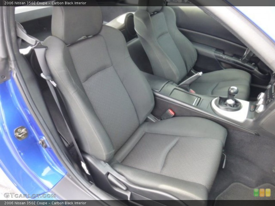 Carbon Black Interior Front Seat for the 2006 Nissan 350Z Coupe #78486464