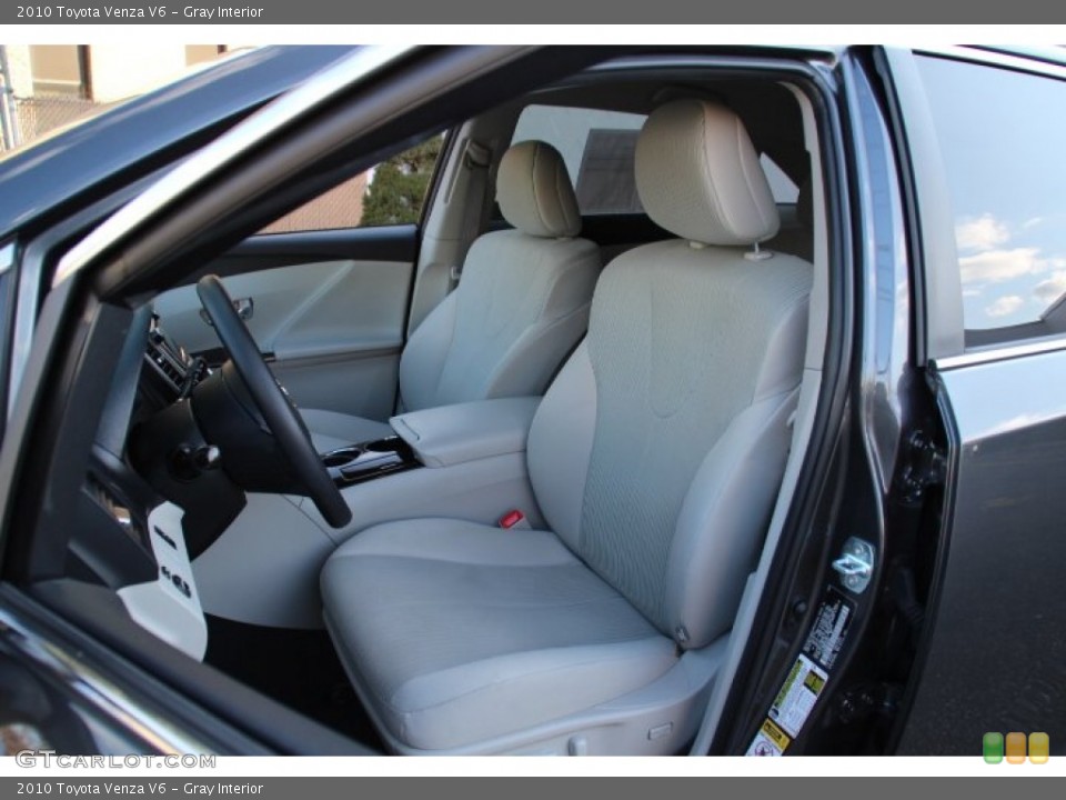 Gray Interior Front Seat for the 2010 Toyota Venza V6 #78486634