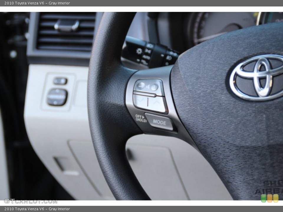 Gray Interior Controls for the 2010 Toyota Venza V6 #78486720