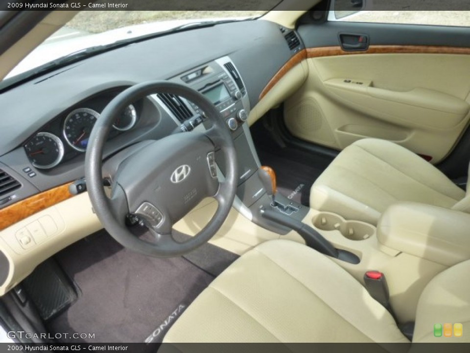 Camel Interior Prime Interior for the 2009 Hyundai Sonata GLS #78487344