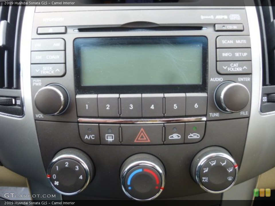 Camel Interior Controls for the 2009 Hyundai Sonata GLS #78487379