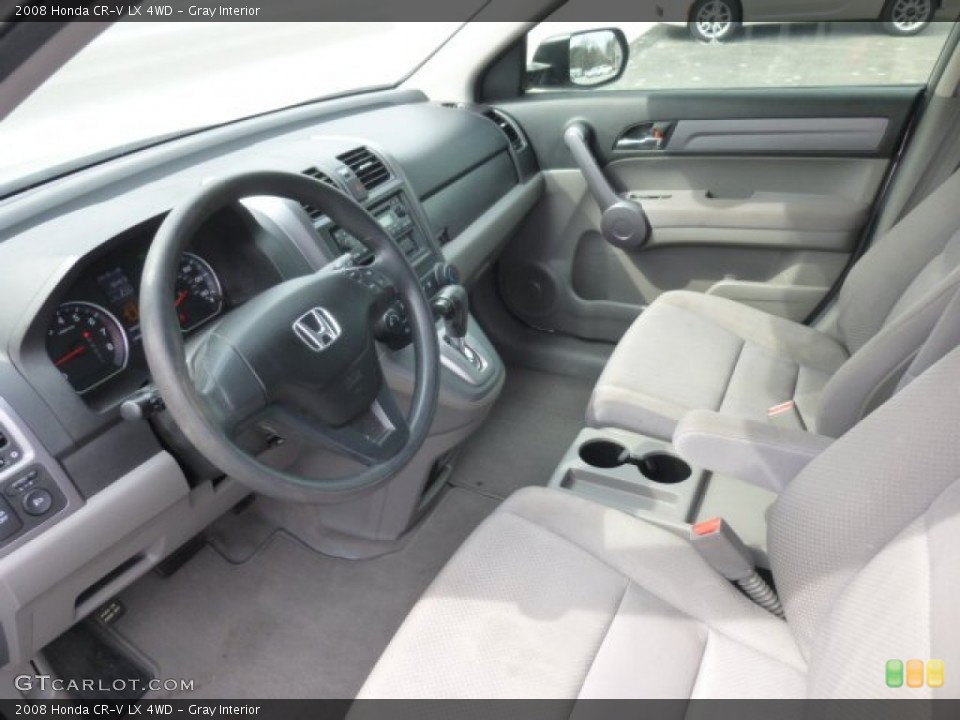 Gray Interior Prime Interior for the 2008 Honda CR-V LX 4WD #78487598