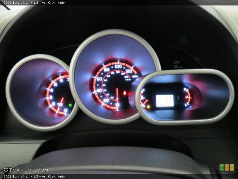 Ash Gray Interior Gauges for the 2009 Toyota Matrix 1.8 #78487731