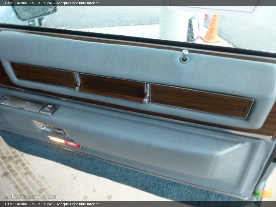 Antique Light Blue Interior Door Panel for the 1976 Cadillac DeVille Coupe #78488609