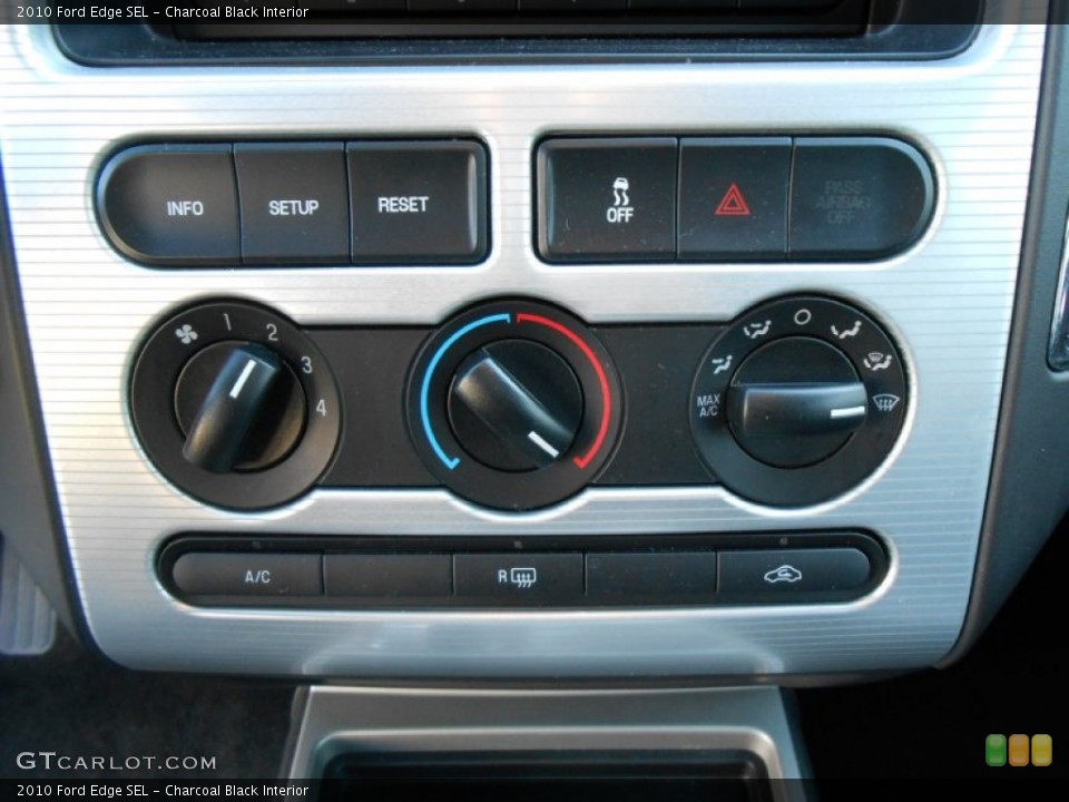Charcoal Black Interior Controls for the 2010 Ford Edge SEL #78490519