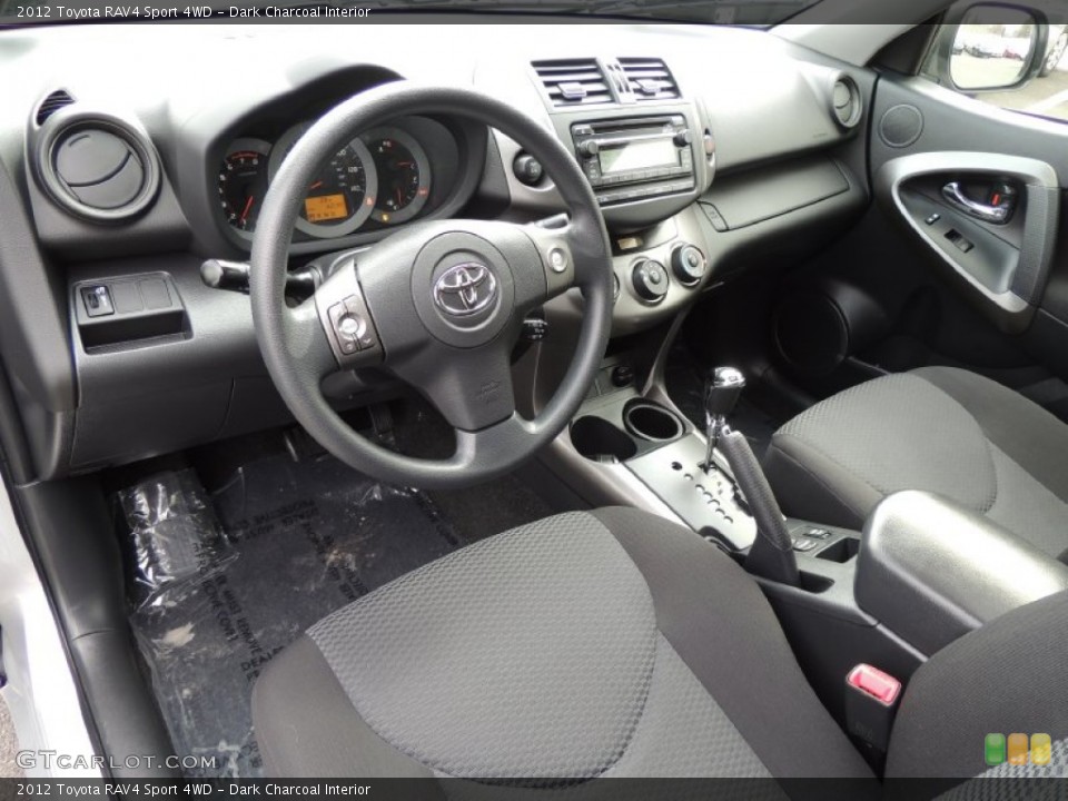 Dark Charcoal Interior Prime Interior for the 2012 Toyota RAV4 Sport 4WD #78490538