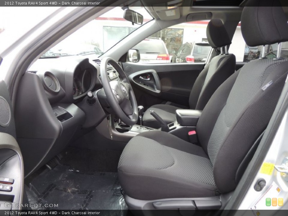Dark Charcoal Interior Front Seat for the 2012 Toyota RAV4 Sport 4WD #78490629
