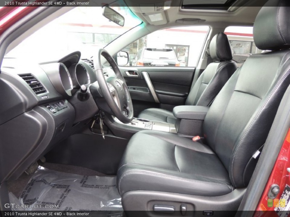 Black 2010 Toyota Highlander Interiors