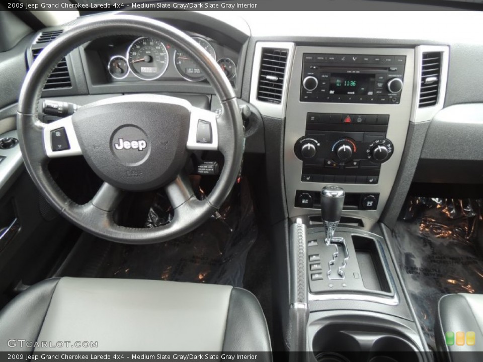 Medium Slate Gray/Dark Slate Gray Interior Dashboard for the 2009 Jeep Grand Cherokee Laredo 4x4 #78491615