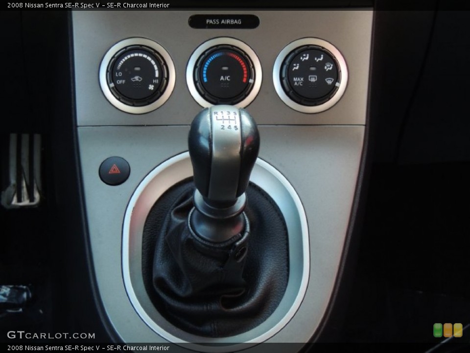 SE-R Charcoal Interior Transmission for the 2008 Nissan Sentra SE-R Spec V #78491792