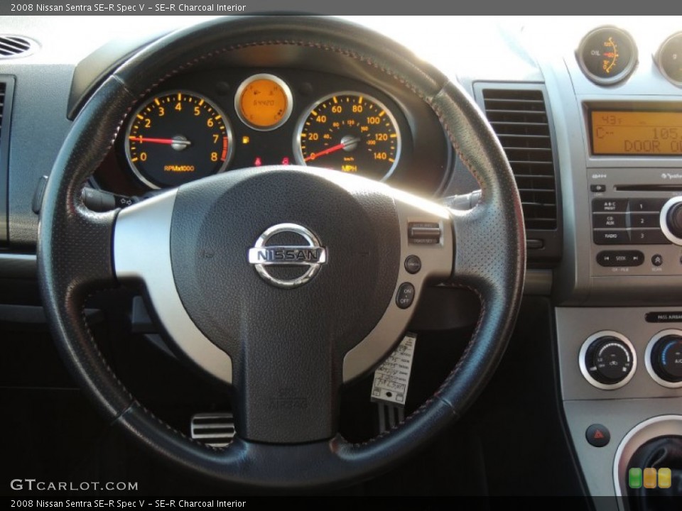 SE-R Charcoal Interior Steering Wheel for the 2008 Nissan Sentra SE-R Spec V #78491801