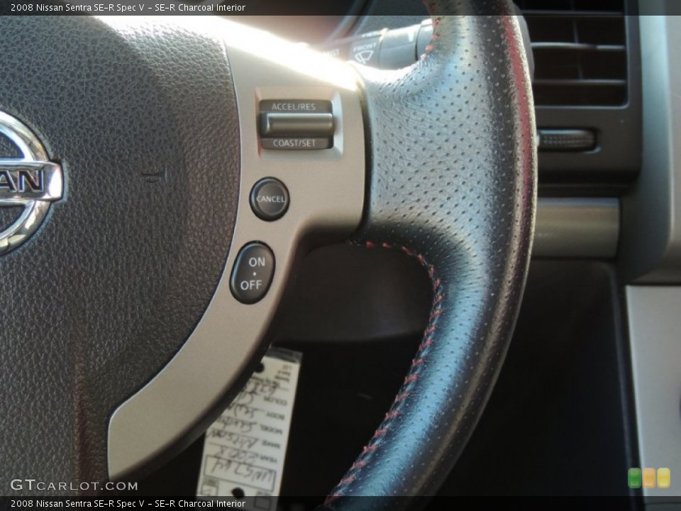 SE-R Charcoal Interior Controls for the 2008 Nissan Sentra SE-R Spec V #78491810