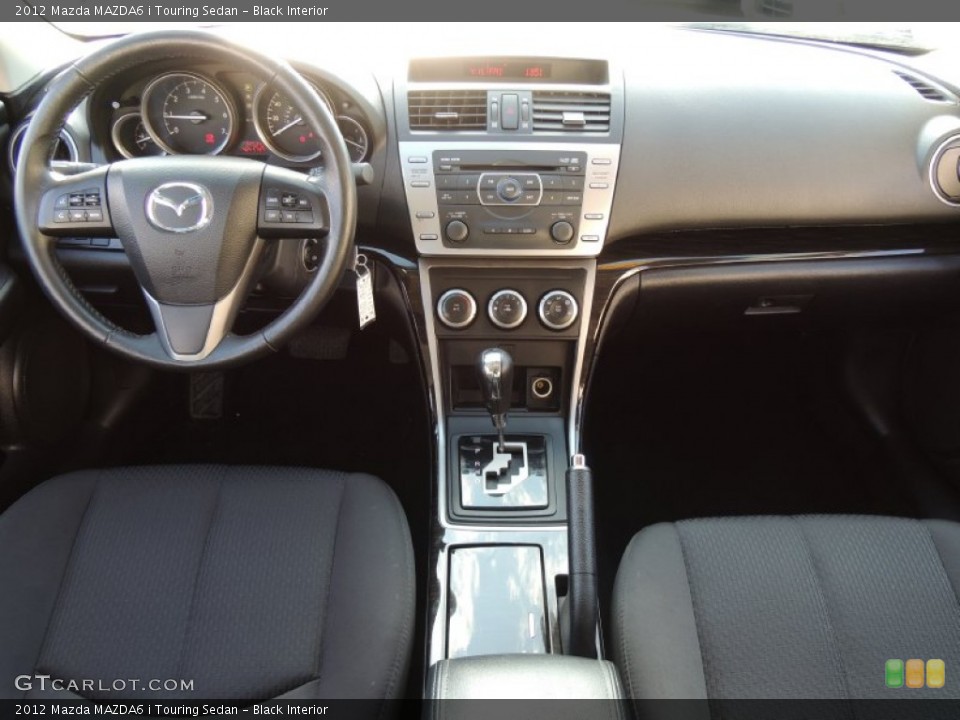 Black Interior Dashboard for the 2012 Mazda MAZDA6 i Touring Sedan #78492494