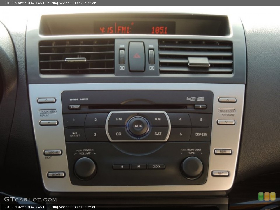 Black Interior Controls for the 2012 Mazda MAZDA6 i Touring Sedan #78492599