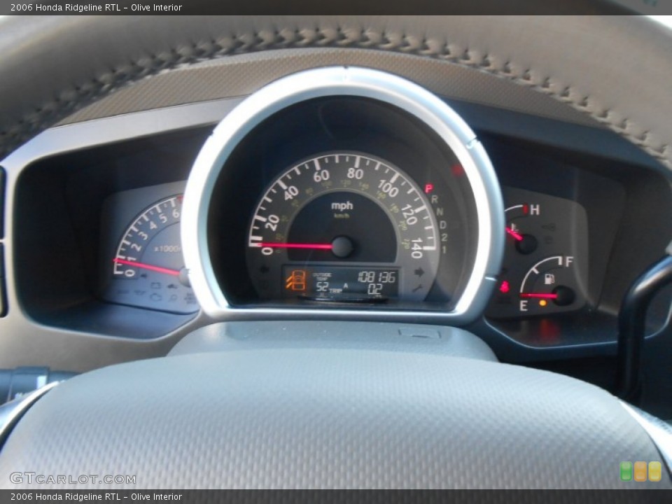 Olive Interior Gauges for the 2006 Honda Ridgeline RTL #78493047