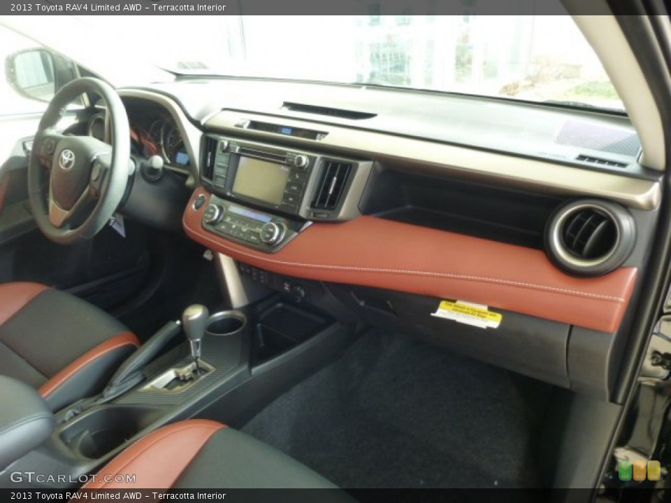 Terracotta Interior Dashboard for the 2013 Toyota RAV4 Limited AWD #78493364