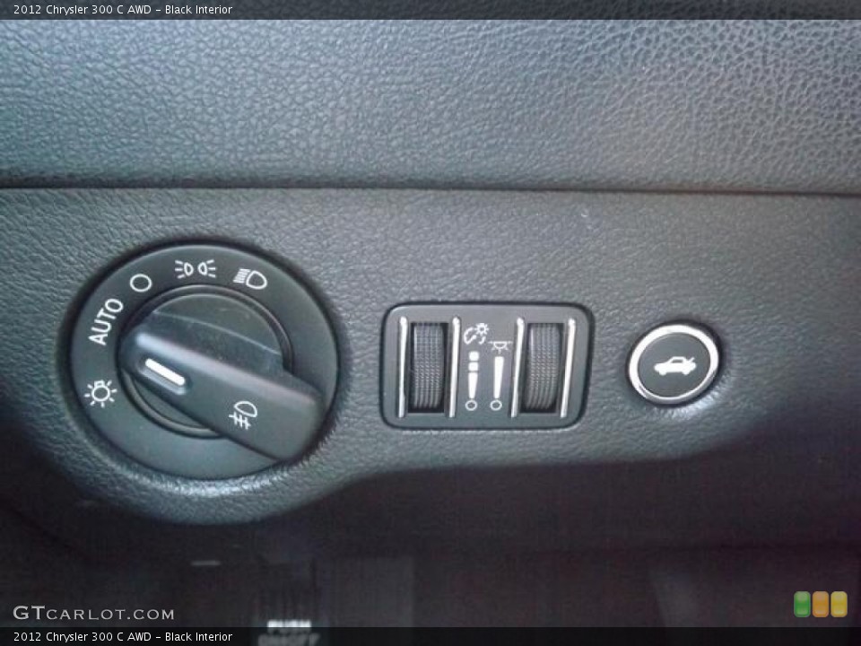 Black Interior Controls for the 2012 Chrysler 300 C AWD #78494445