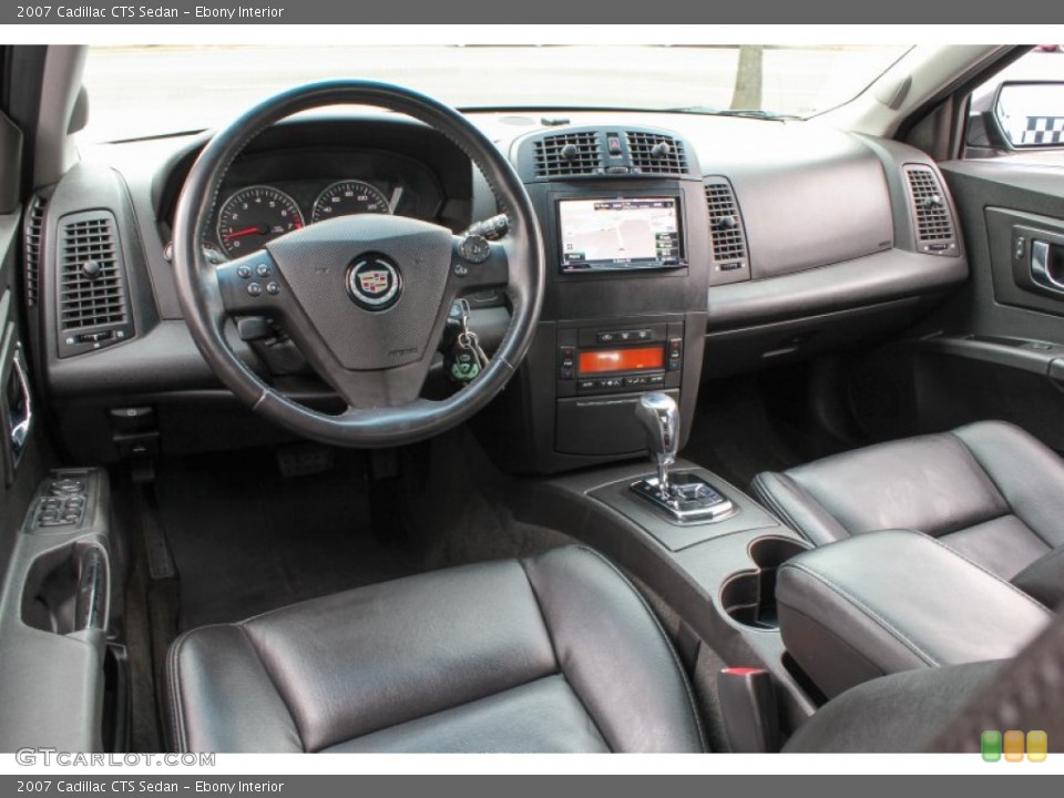 Ebony Interior Prime Interior for the 2007 Cadillac CTS Sedan #78494927