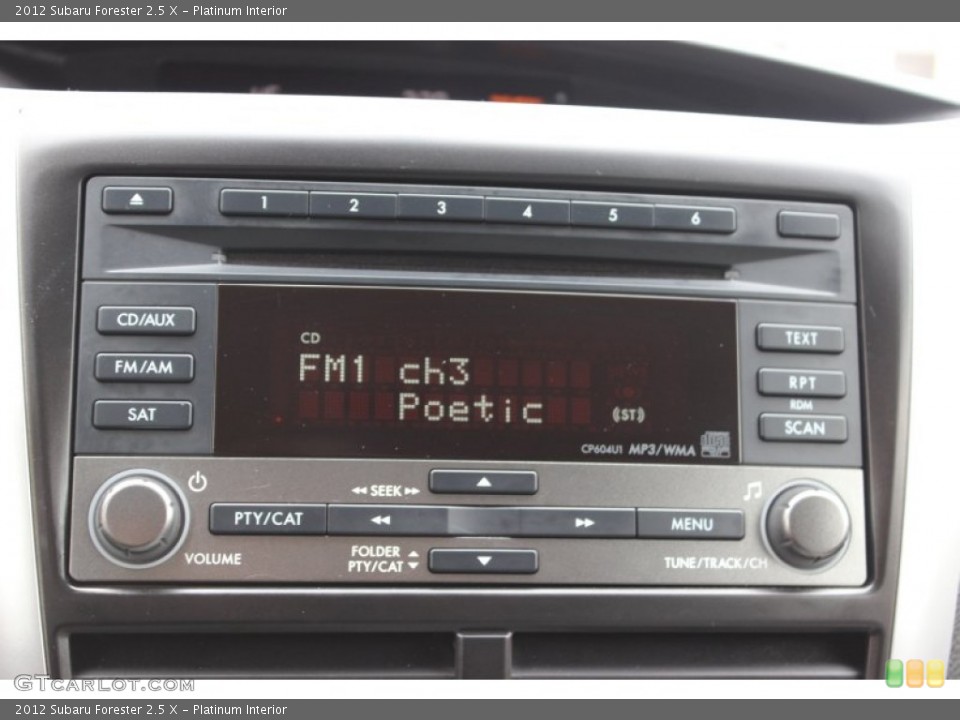 Platinum Interior Audio System for the 2012 Subaru Forester 2.5 X #78494957
