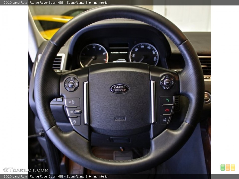 Ebony/Lunar Stitching Interior Steering Wheel for the 2010 Land Rover Range Rover Sport HSE #78495605