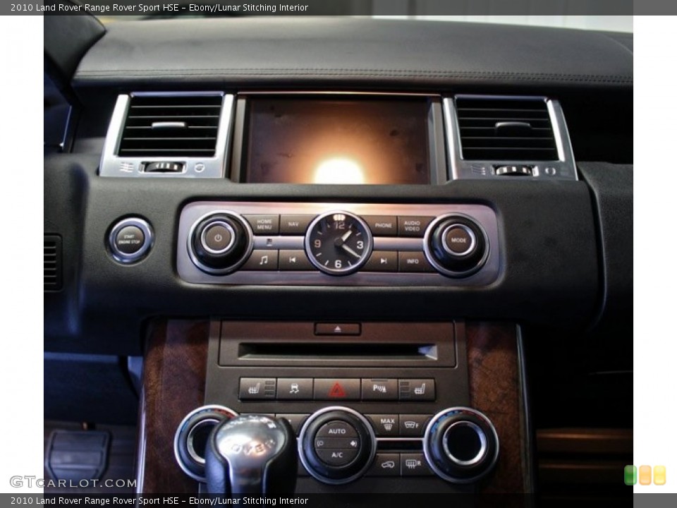 Ebony/Lunar Stitching Interior Controls for the 2010 Land Rover Range Rover Sport HSE #78495626