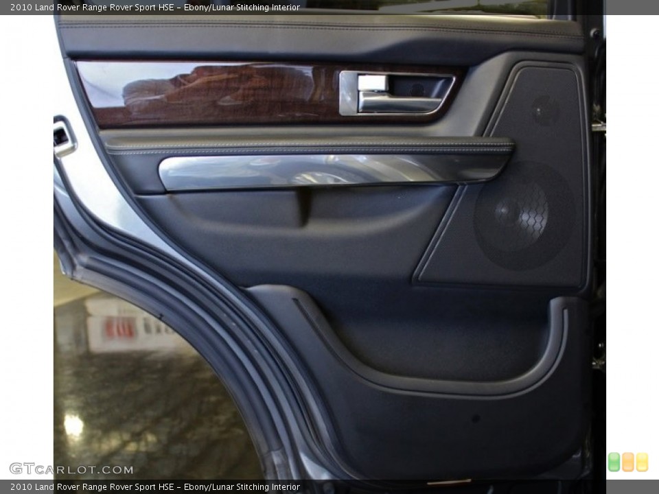 Ebony/Lunar Stitching Interior Door Panel for the 2010 Land Rover Range Rover Sport HSE #78495707