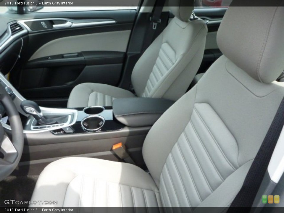 Earth Gray Interior Photo for the 2013 Ford Fusion S #78495908