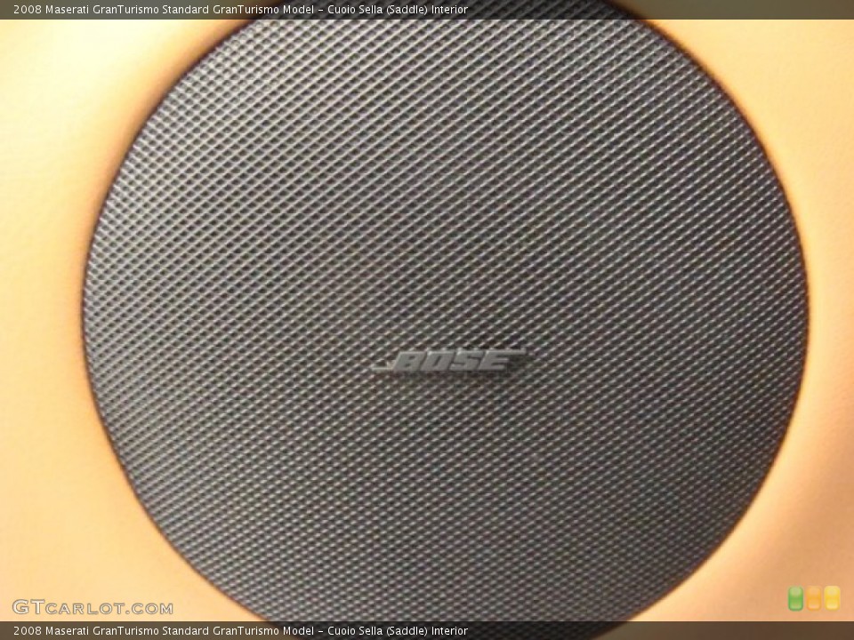 Cuoio Sella (Saddle) Interior Audio System for the 2008 Maserati GranTurismo  #78496280