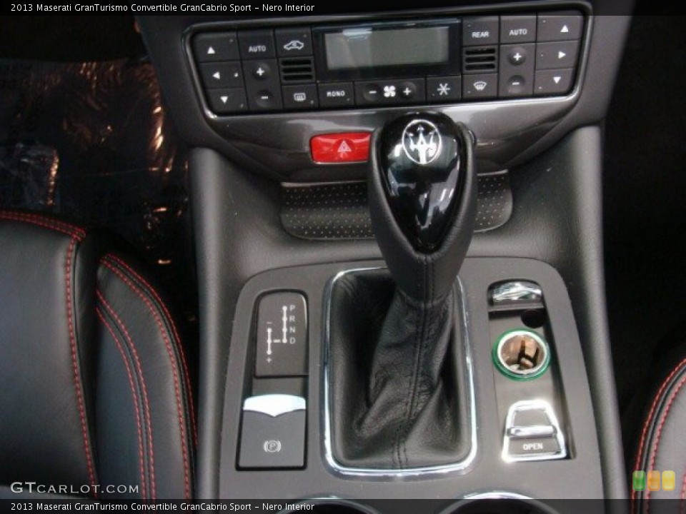 Nero Interior Transmission for the 2013 Maserati GranTurismo Convertible GranCabrio Sport #78497262